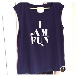 ban.do Sleeveless graphic tee.